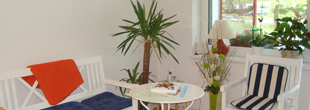 Unser Wartezimmer der Fußpflegepraxis in Jena Wartezimmer